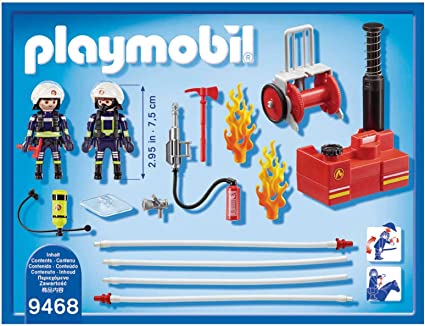 Playmobil Fire Water Pump & Fire Fighters