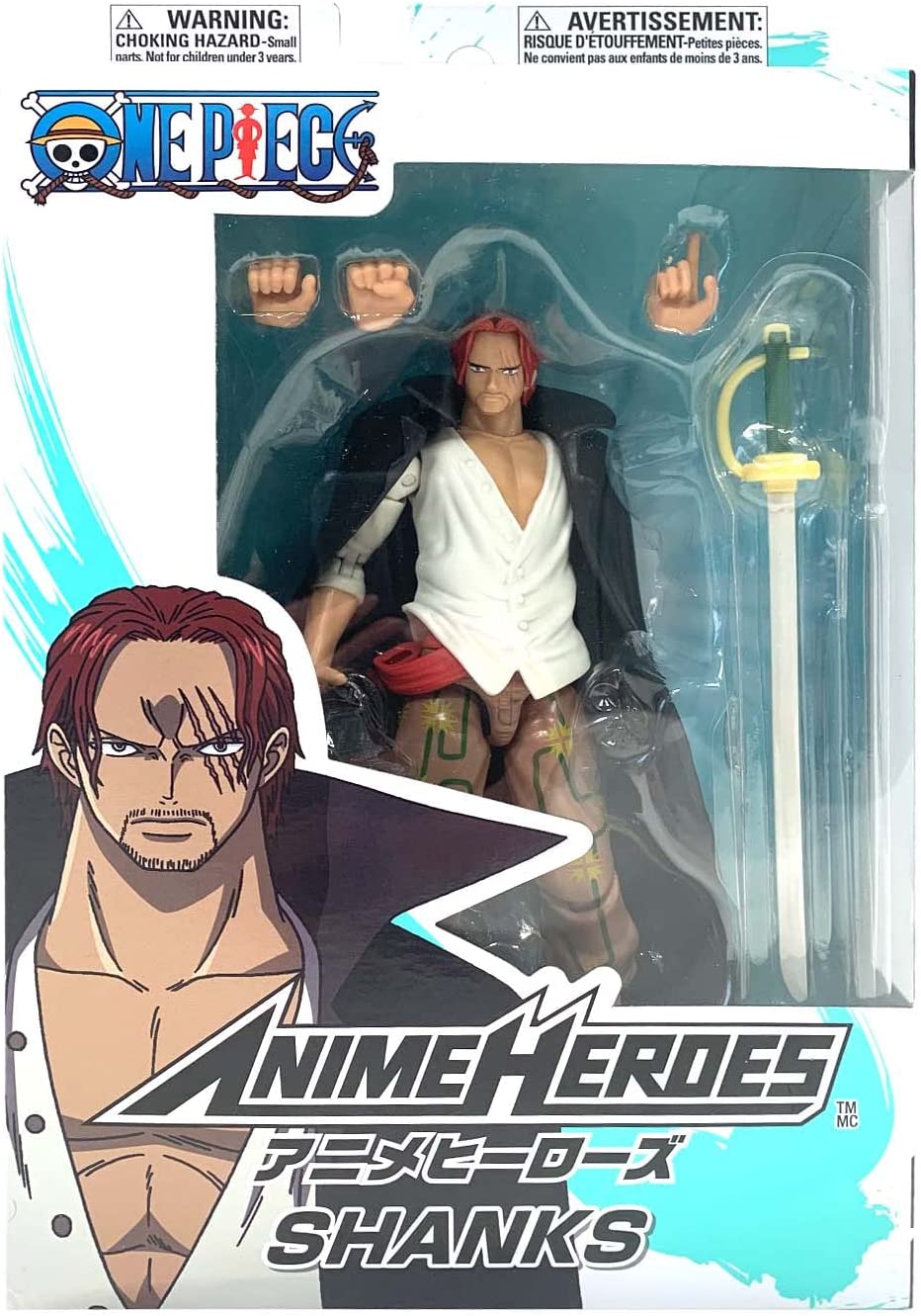 Anime Heroes Shanks 6.5" Action Figure