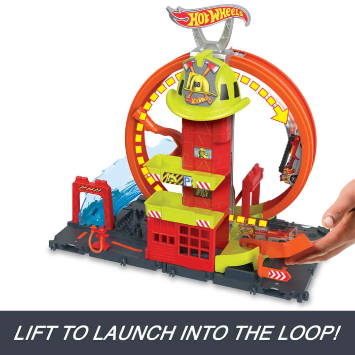 Hot Wheels City Super Fire Station Play Set