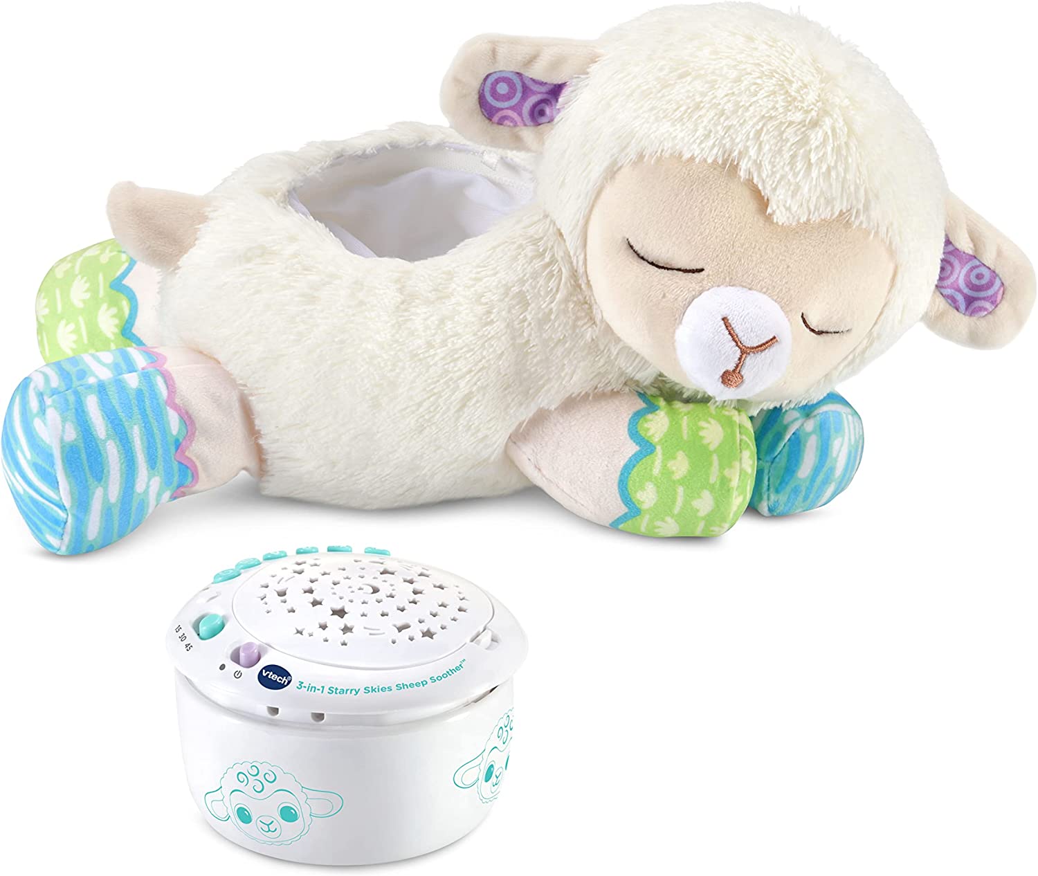 VTech 3-In-1 Starry Skies Sheep Night Light Projector