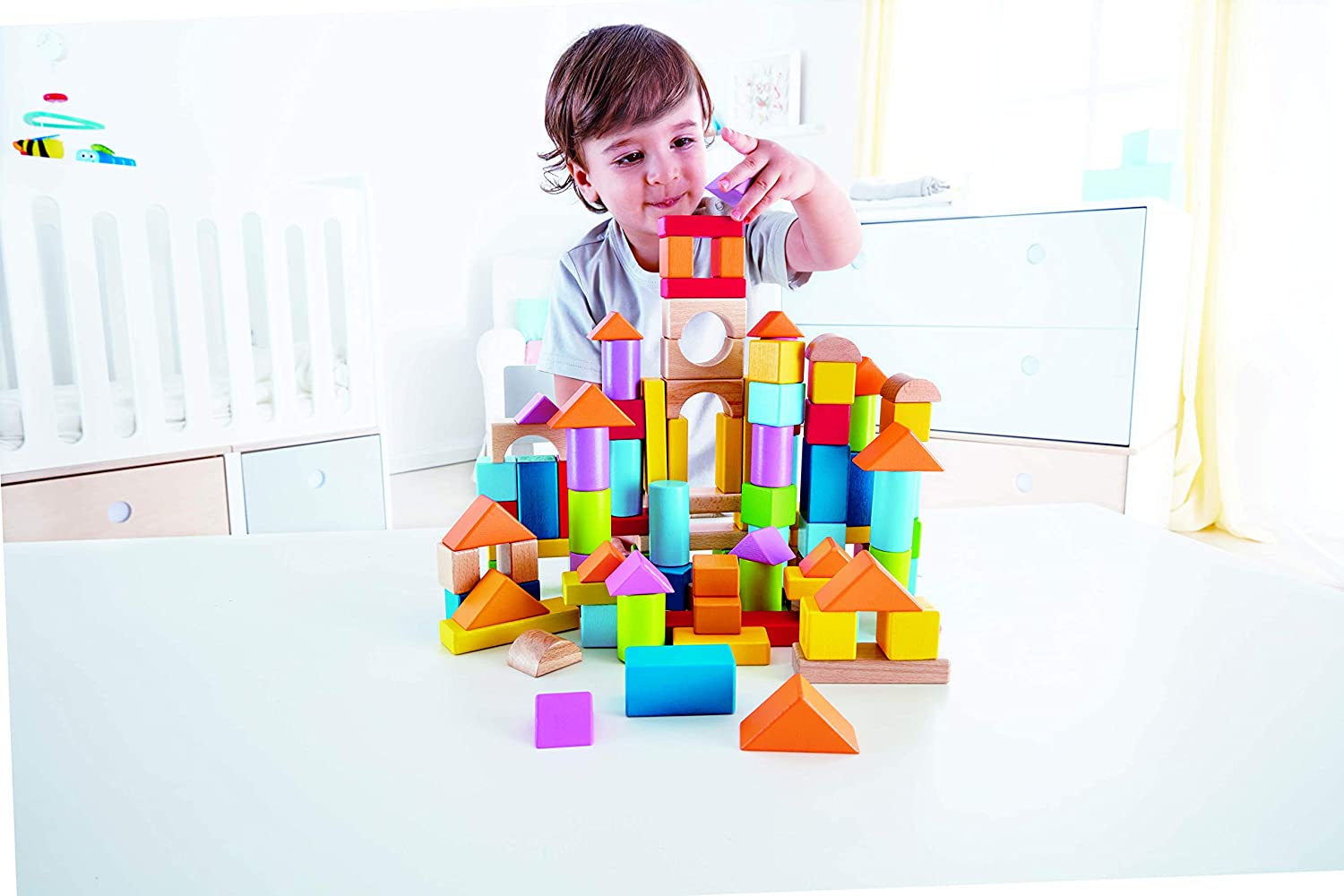 Hape Wonderful Beech Wood Blocks