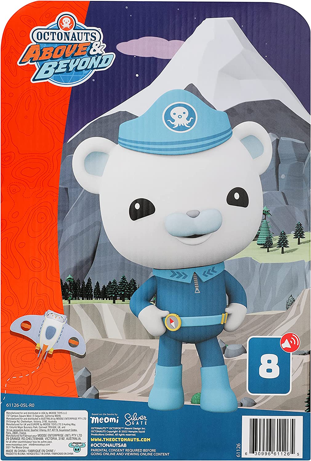 Octonauts Captain Barnacles Talking Plush