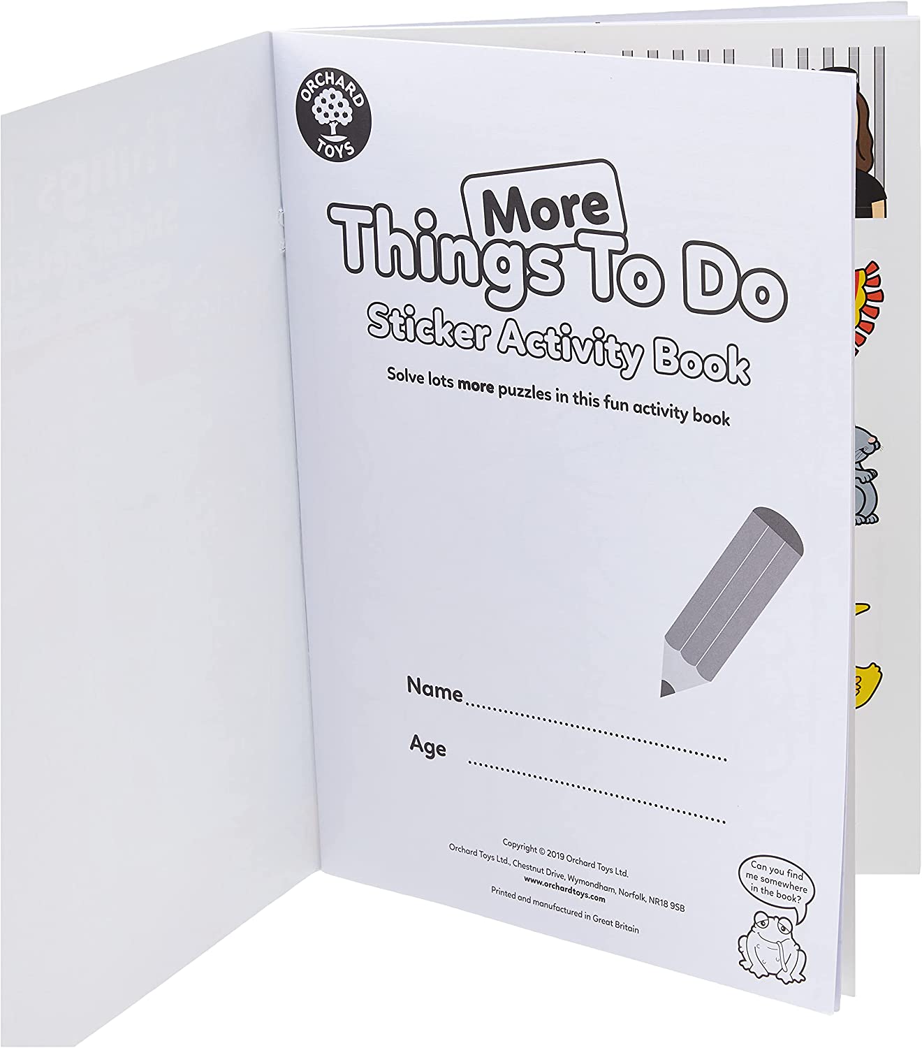 Orchard More Things To Do Activity Book