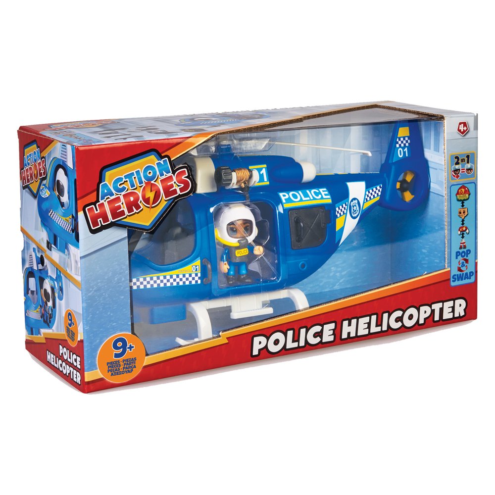 Action Heroes Police Helicopter