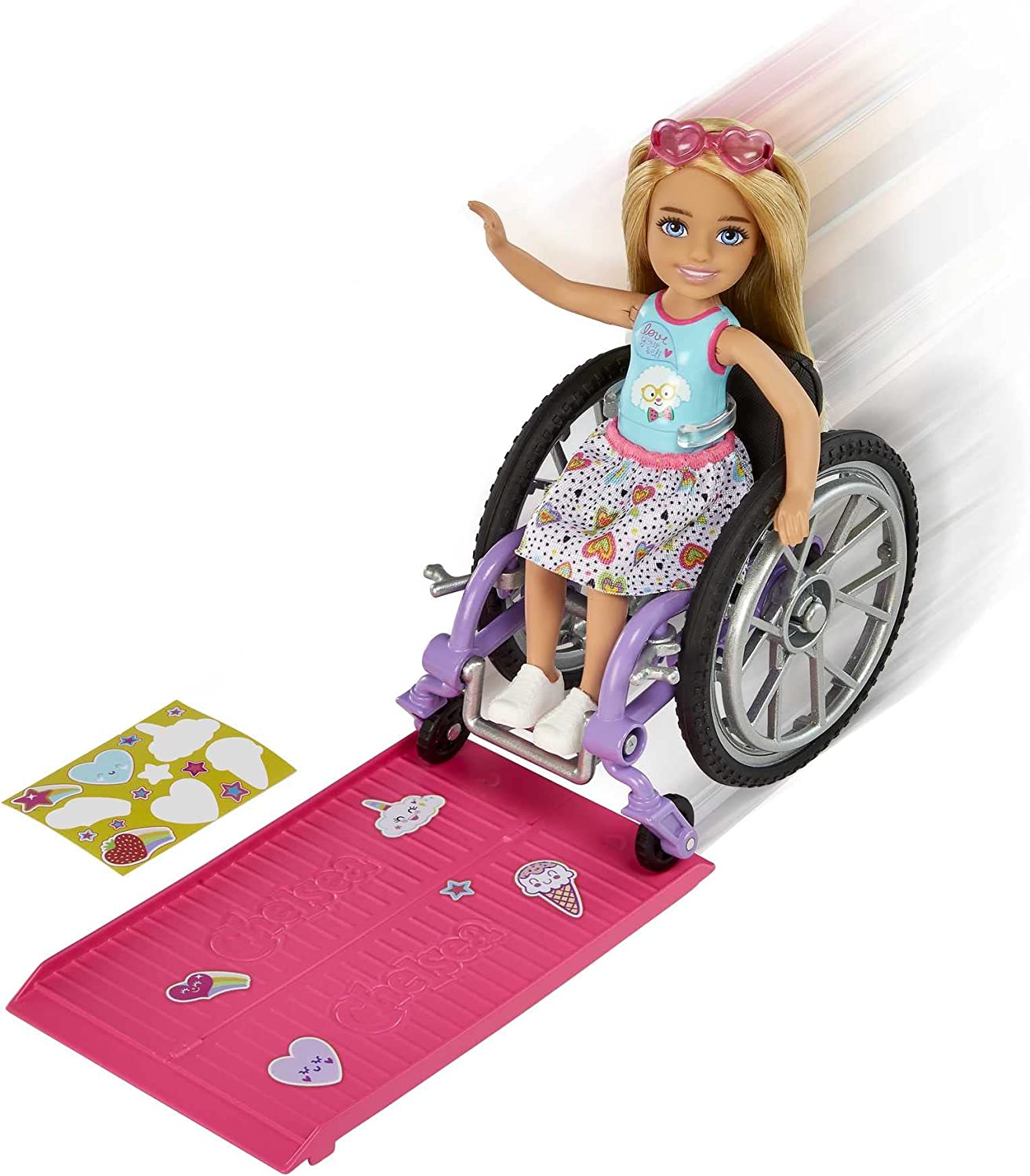 Barbie Chelsea Wheelchair Doll with Ramp