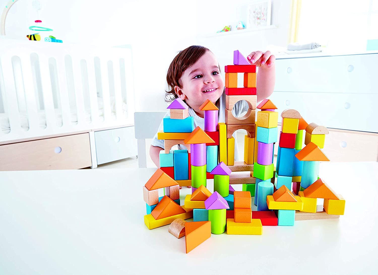 Hape Wonderful Beech Wood Blocks