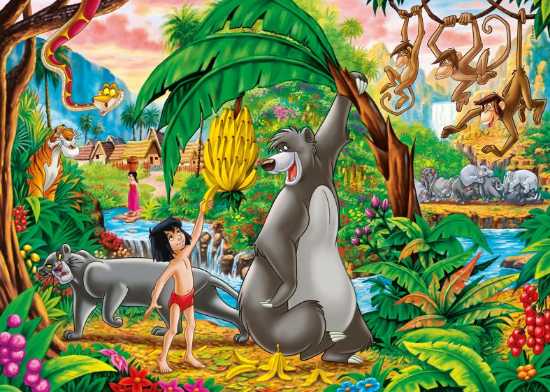 Peter Pan + Jungle Book Puzzle 2X60