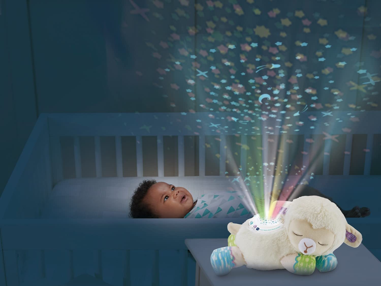 VTech 3-In-1 Starry Skies Sheep Night Light Projector