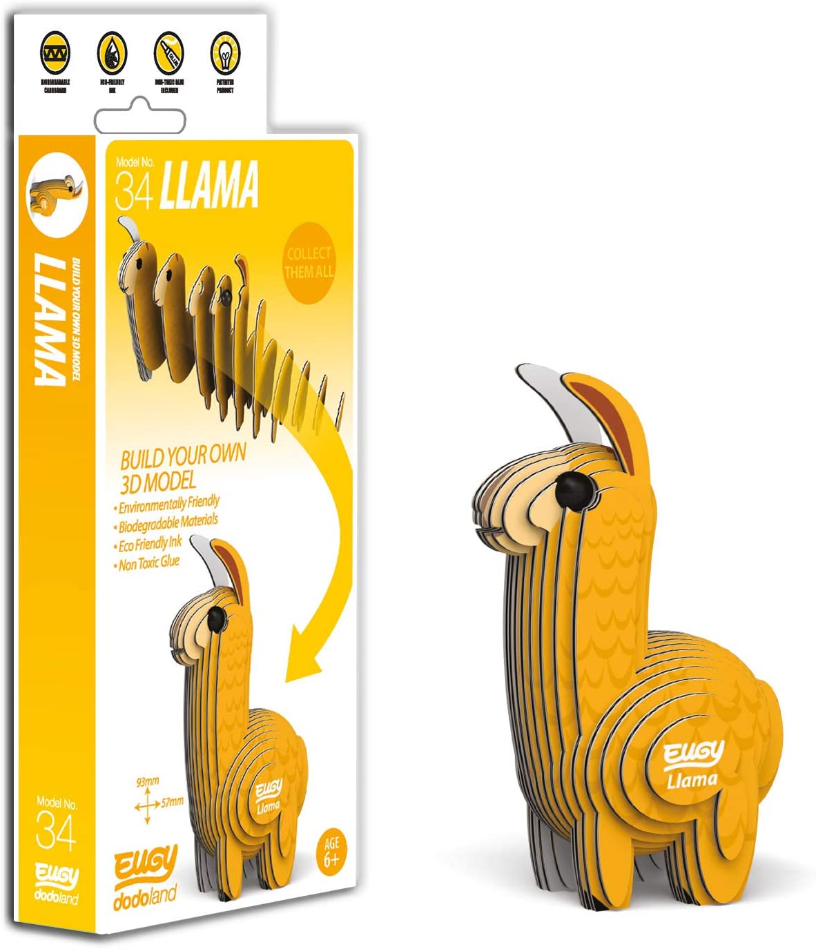 EUGY Llama 3D Puzzle