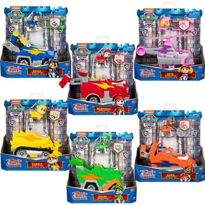 Paw Patrol Rescue Knights Theme Vehicle Assorted