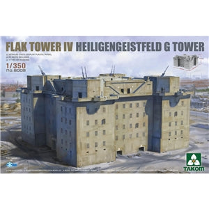 Flak Tower IV Heiligengeistfeld G Tower 1:350 Kit