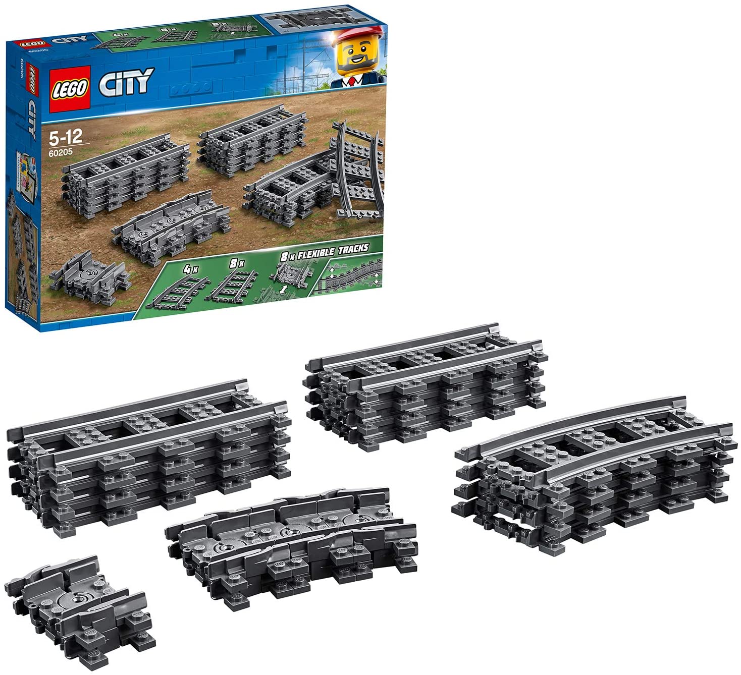 Lego60205 City Train Tracks