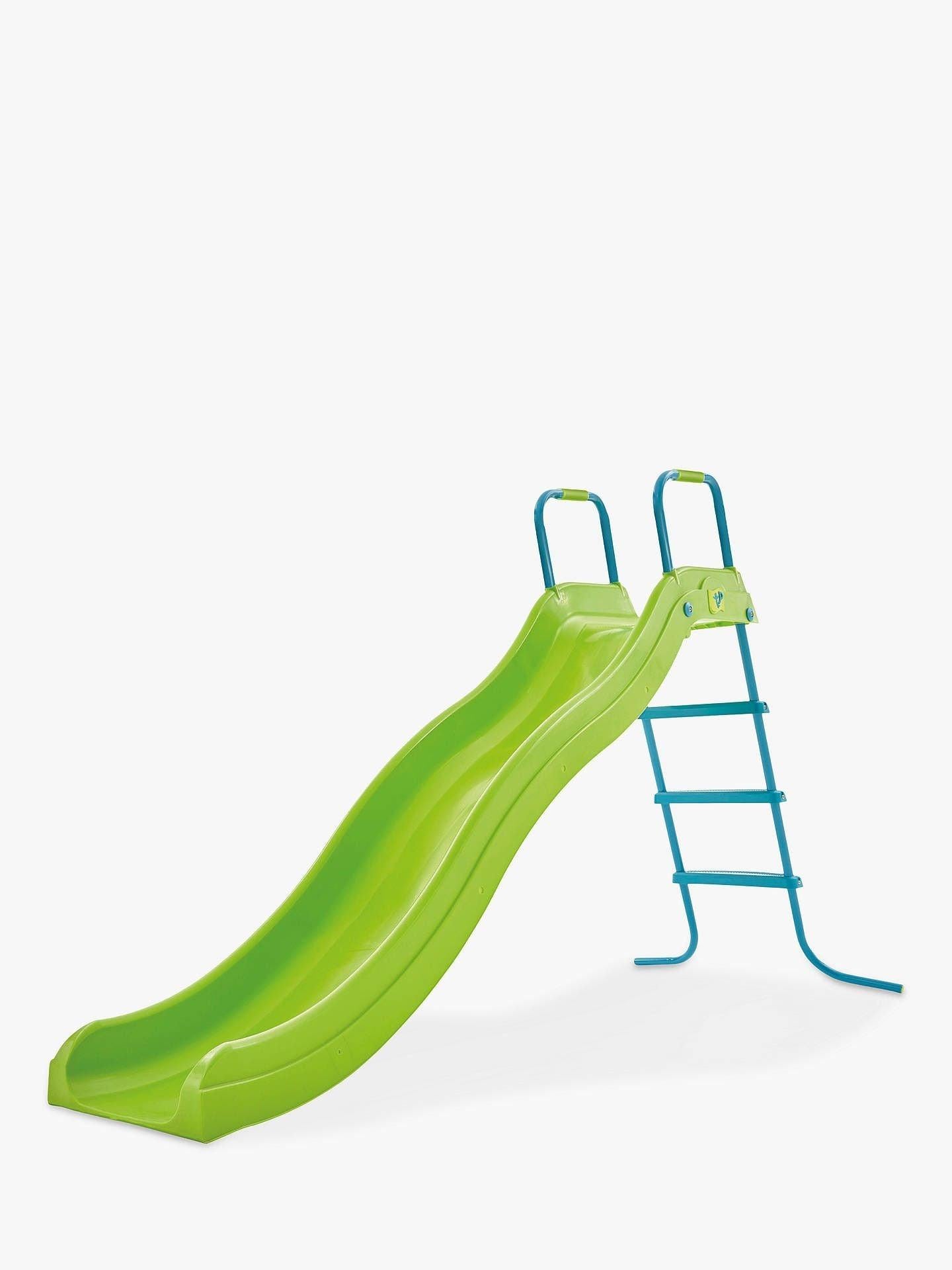 Apple Green Crazy Wavy Slide & Steps