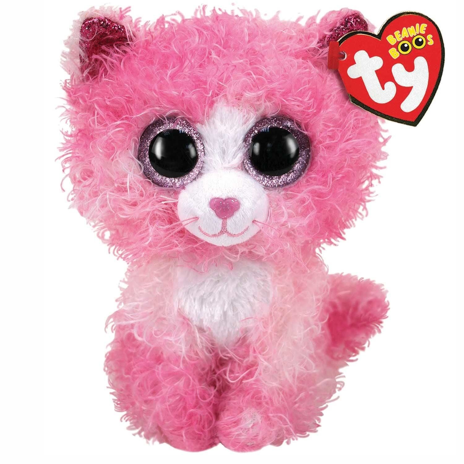 Ty Reagan Pink Cat Medium Boo