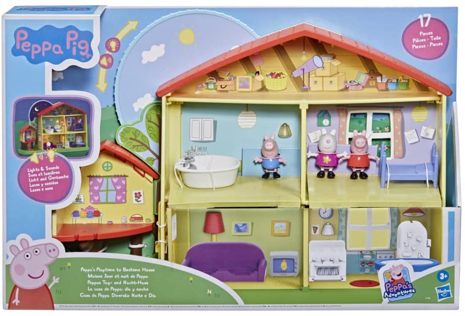 Peppa Pig Peppas Playtime to Bedtime House