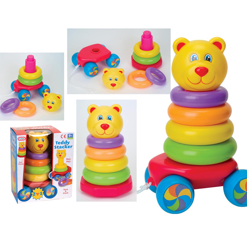 Pull-Along Stacking Teddy