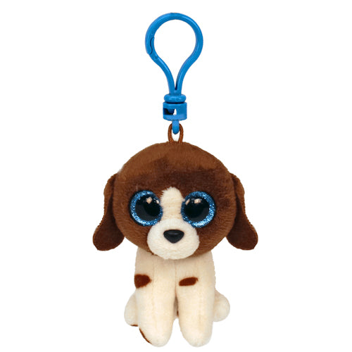 TY Muddles Dog Mini Boo Key Clip