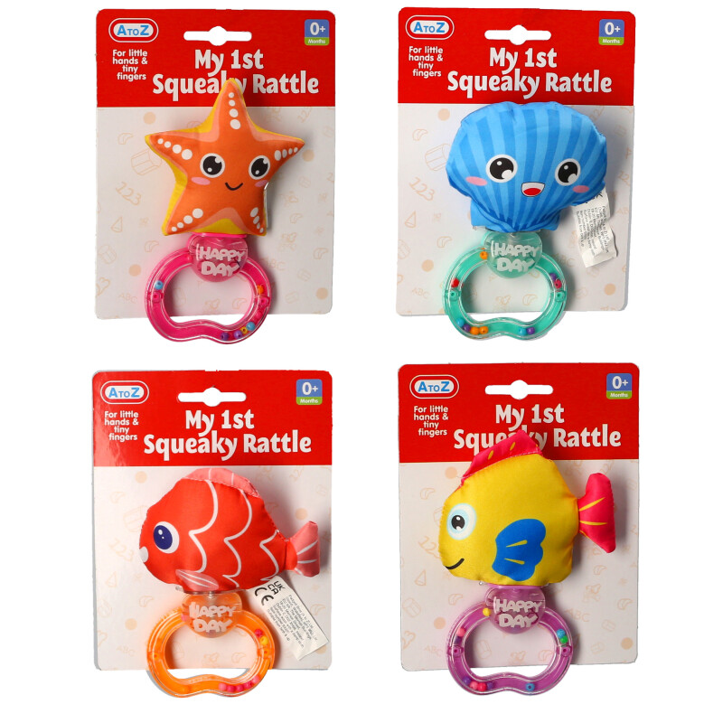 Soft Sealife Squeaky Toy