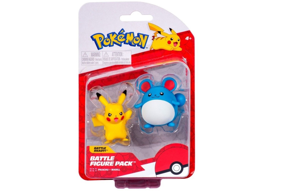 Pokemon Pikachu & Marill 5cm Battle figure Pack