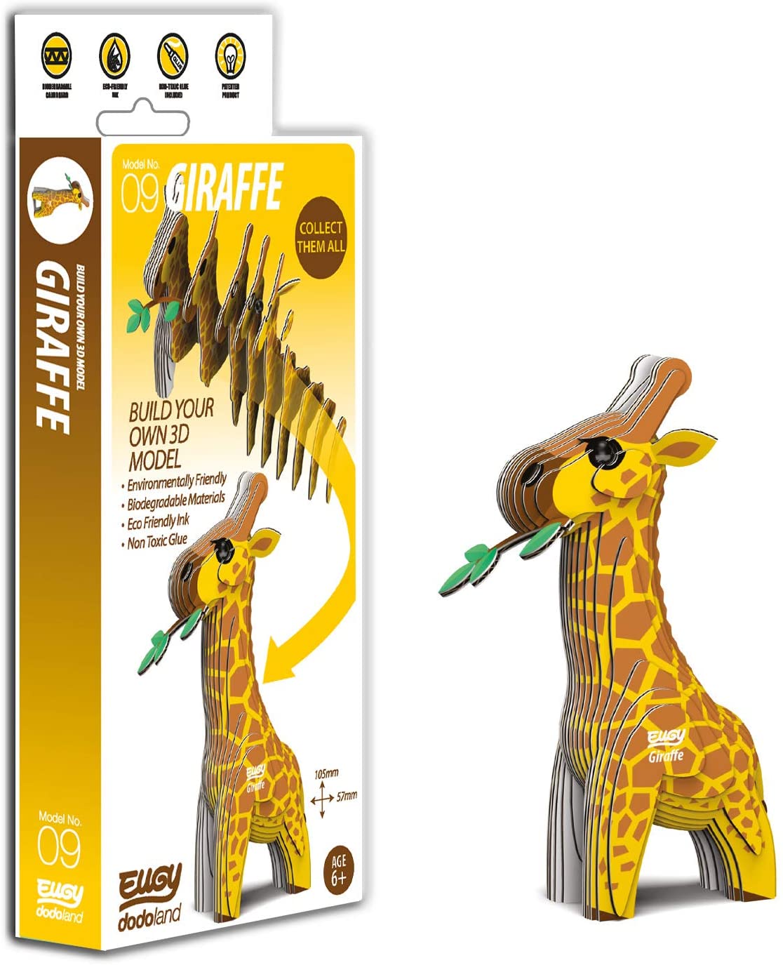 EUGY Giraffe 3D Puzzle