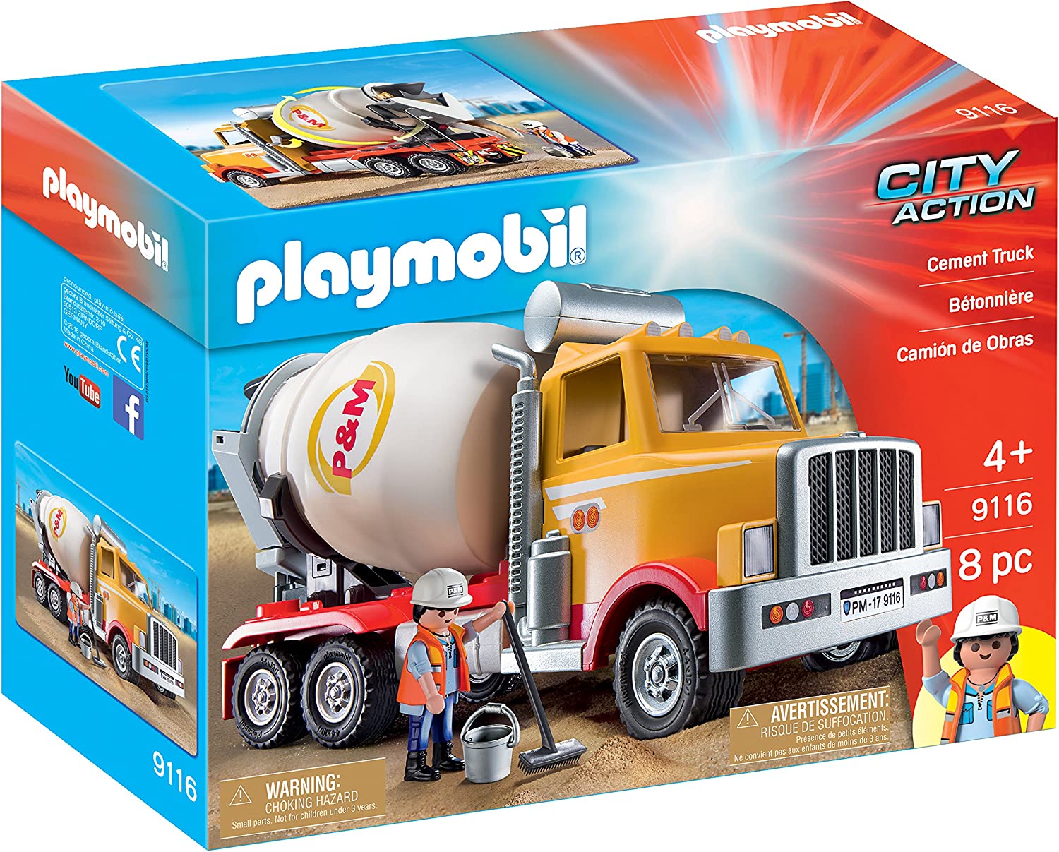 Playmobil City Action Cement Truck