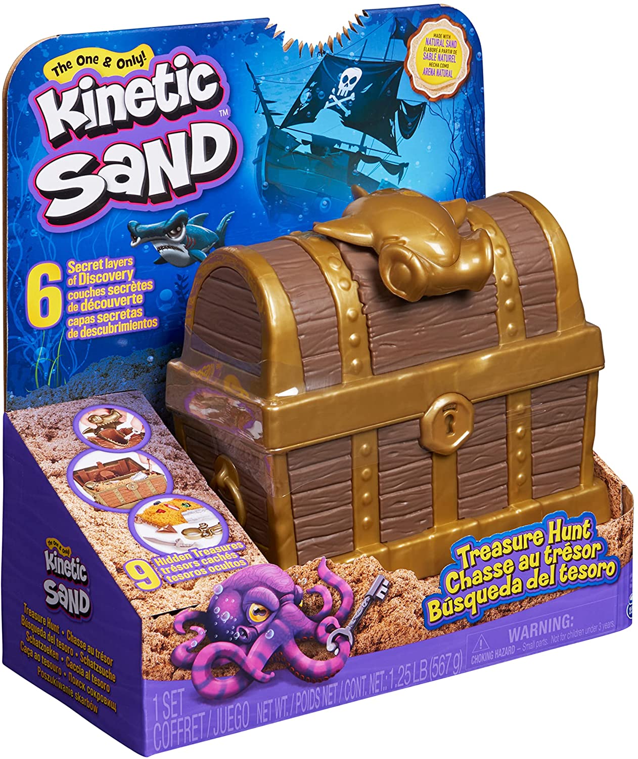 Kinetic Sand Treasure Hunt Set