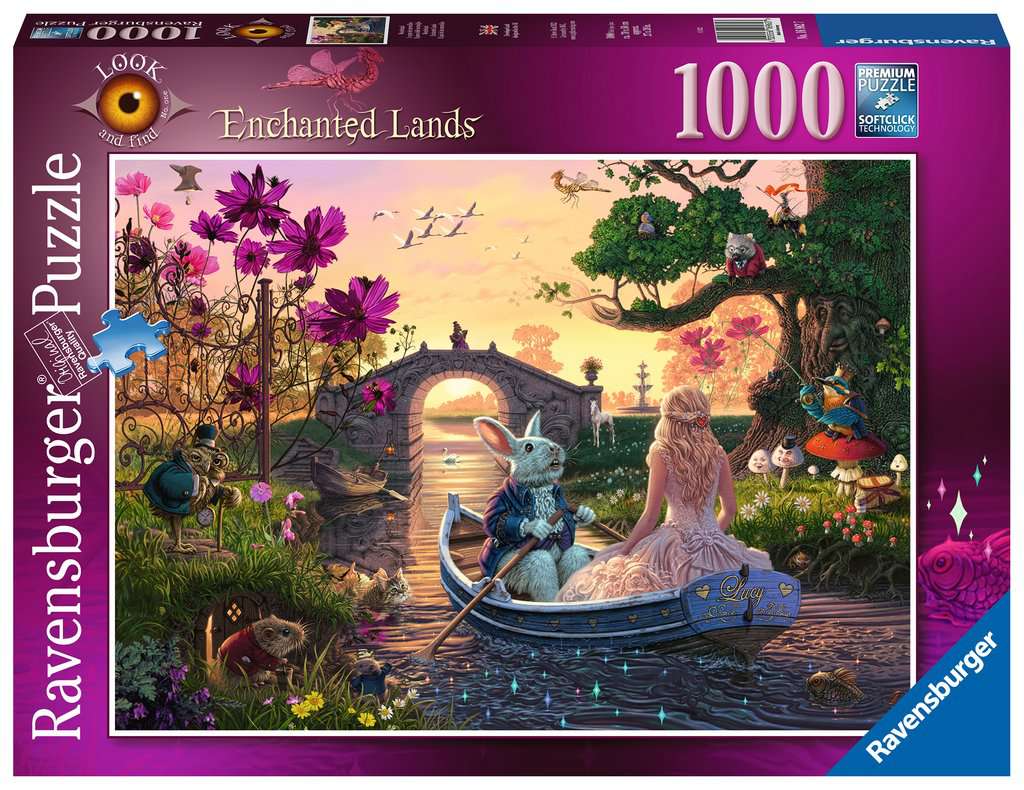 Look & Find Enchanted Lands 1000 Piece Jigsaw