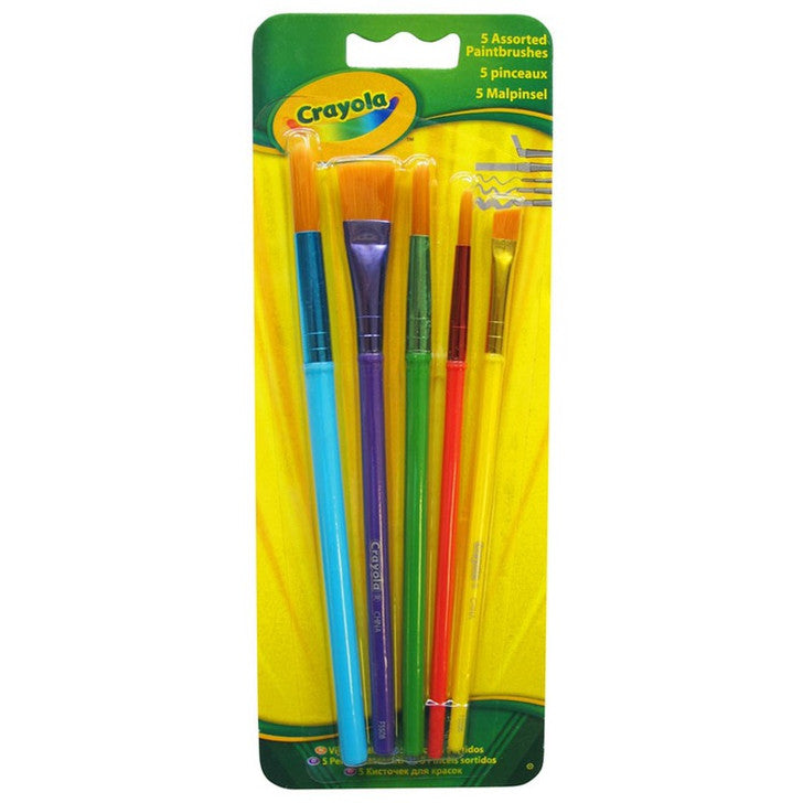 Crayola 5 Asst Paintbrushes