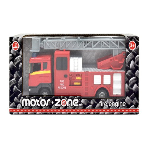 MotorZone Fire Engine & Extendable Ladder
