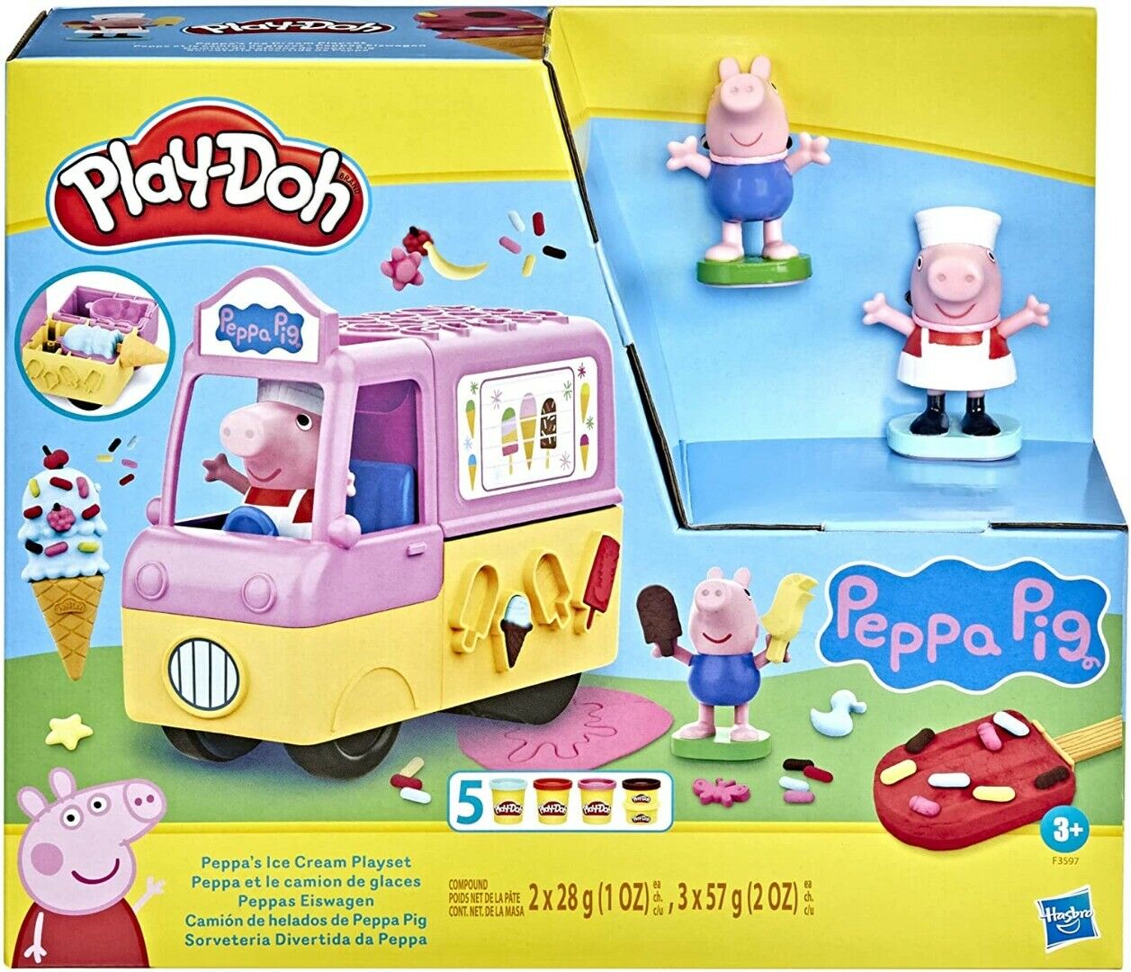 Playdoh Peppa Pigs Ice Cream Playset