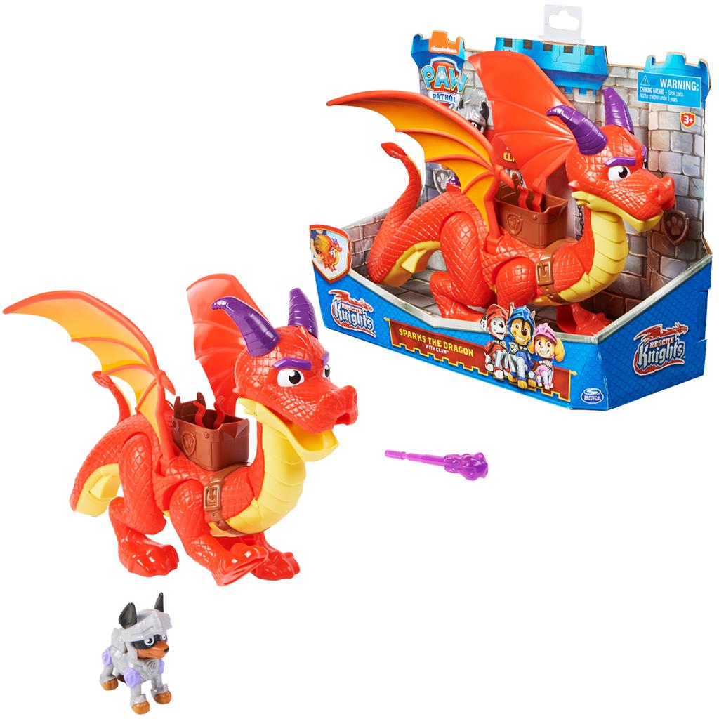 Paw Patrol Rescue Knights Sparks The Dragon & Claw
