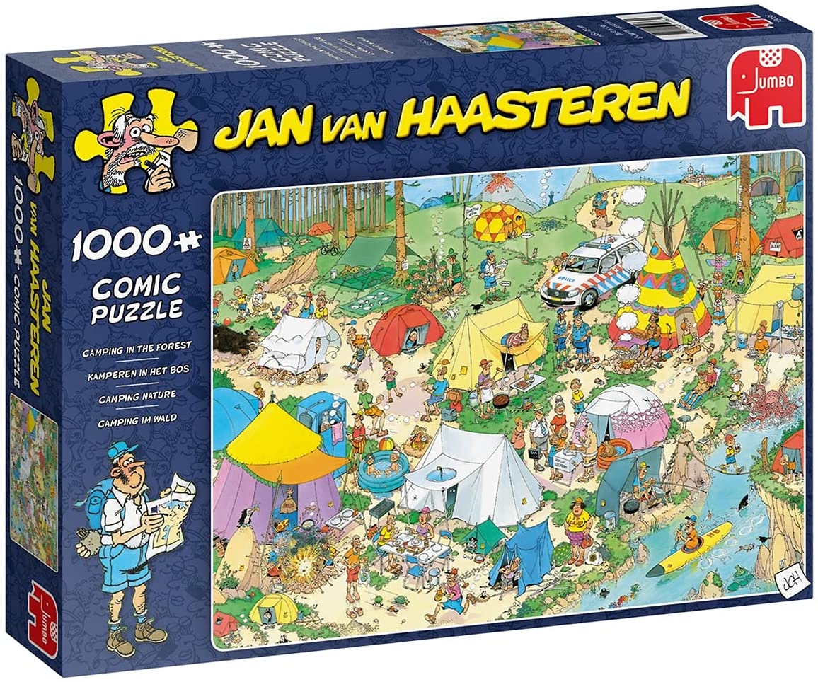 Jan Van Haasteren Camping In The Forest Jigsaw