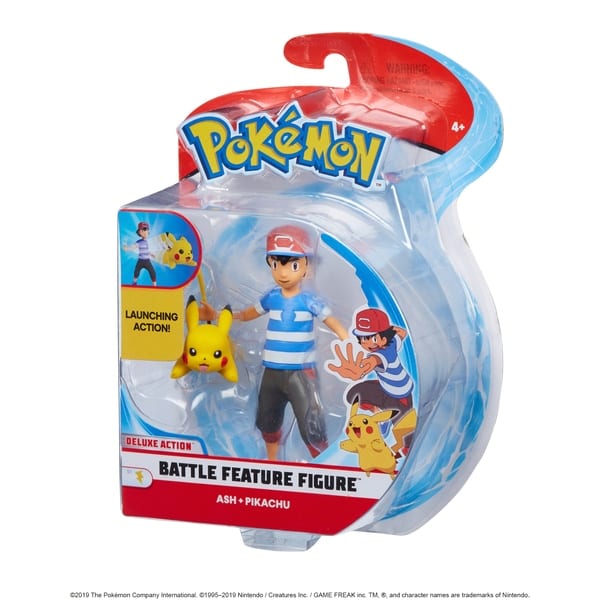 Pikachu & Ash Solid 4.5" Battle Pack