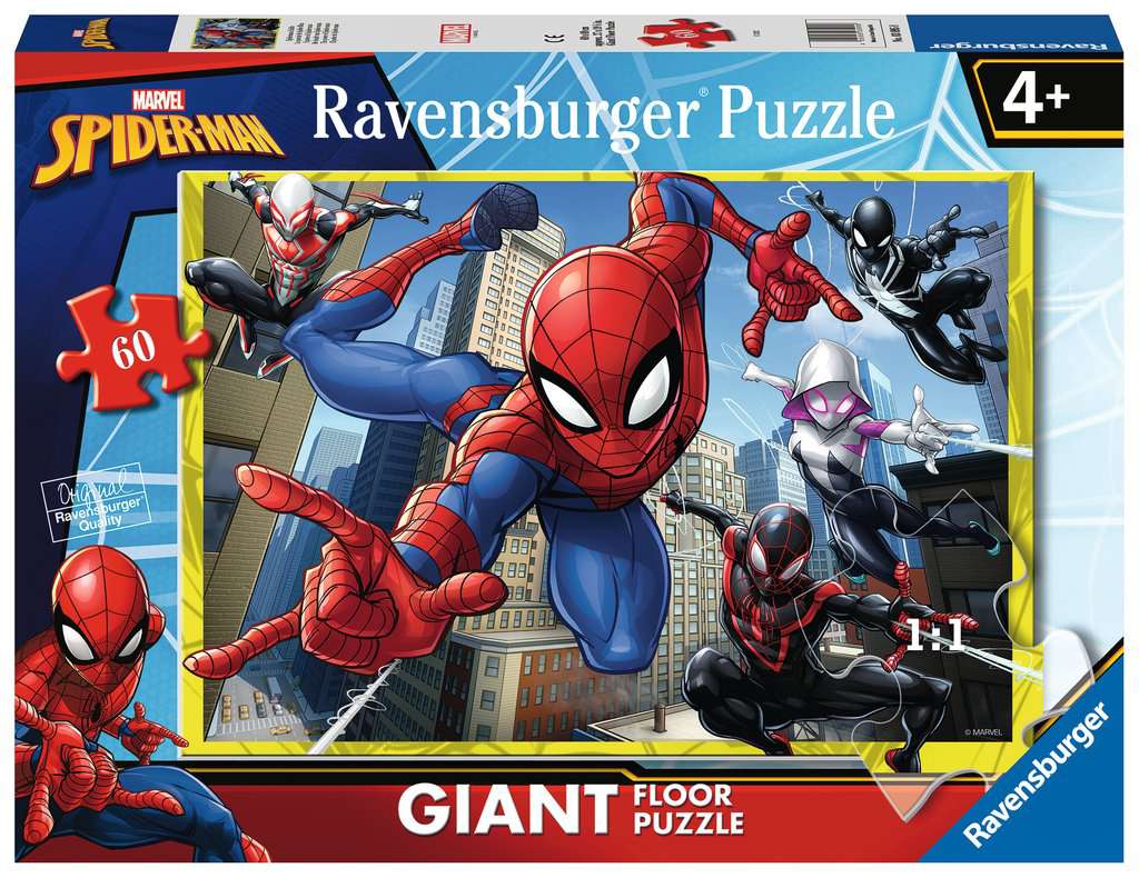 Ravensburger Spiderman 60 piece Giant Floor Puzzle