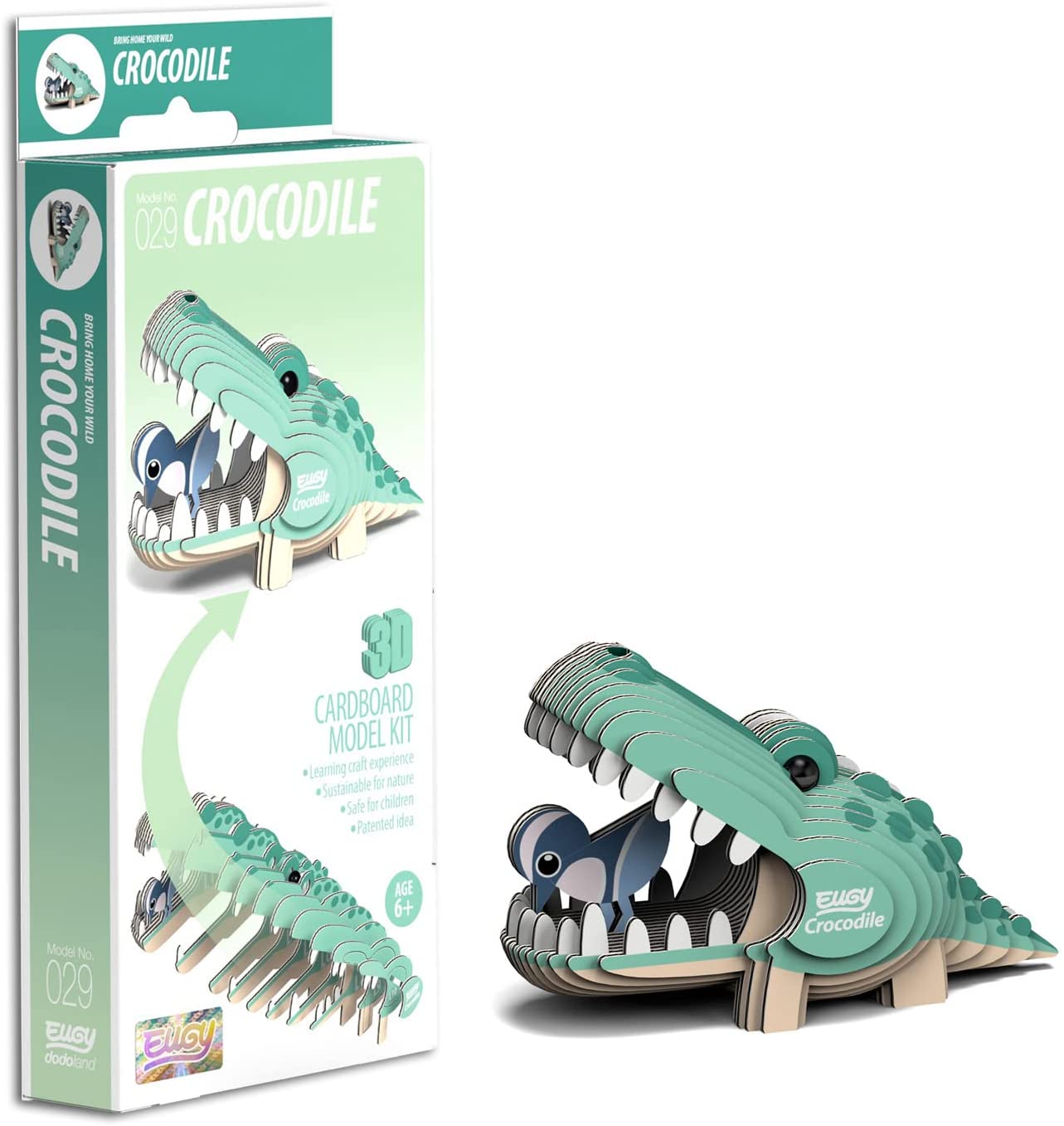 EUGY Crocodile 3D Puzzle