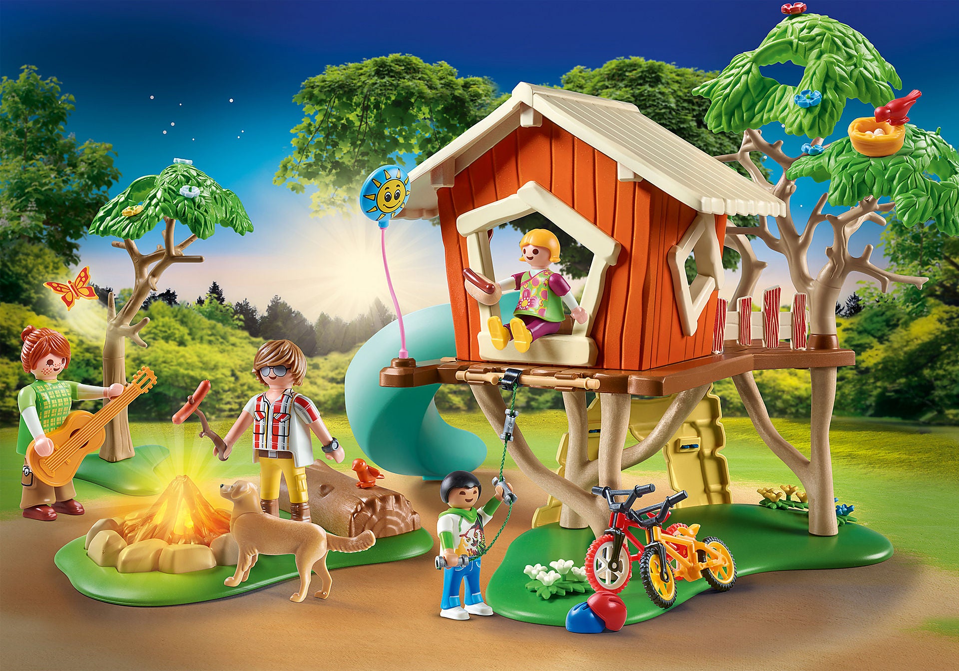 Playmobil Family Fun Adventure Treehouse Slide