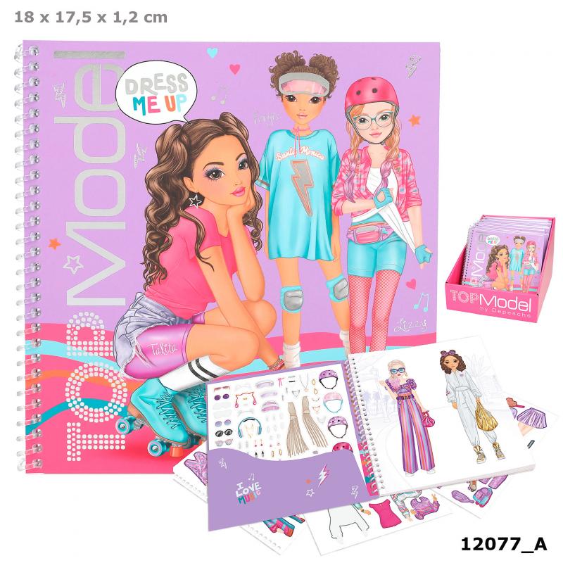 Design Idea I TOPModel DressMeUp I Stickerbuch 