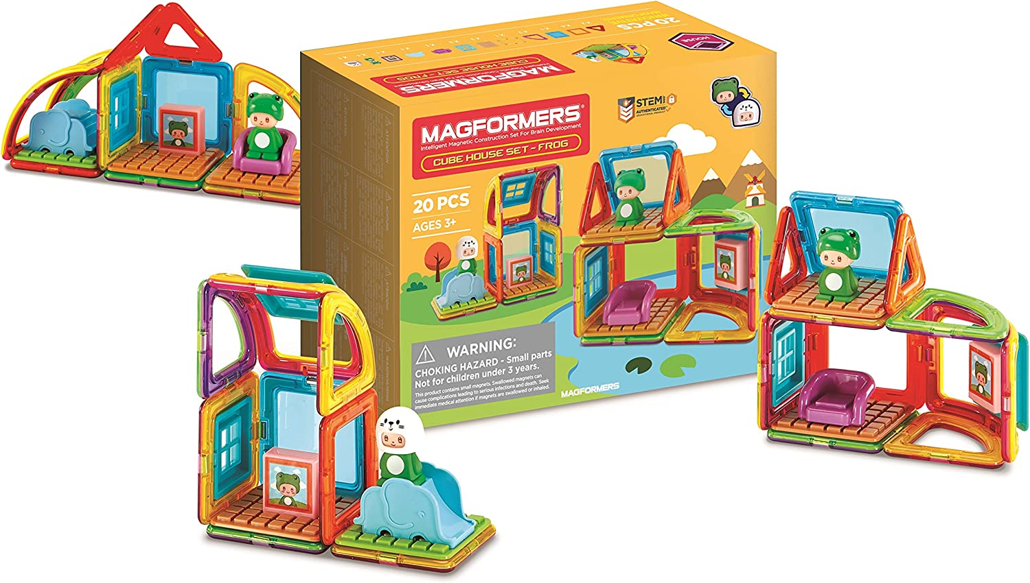Magformers Club House Frog Set
