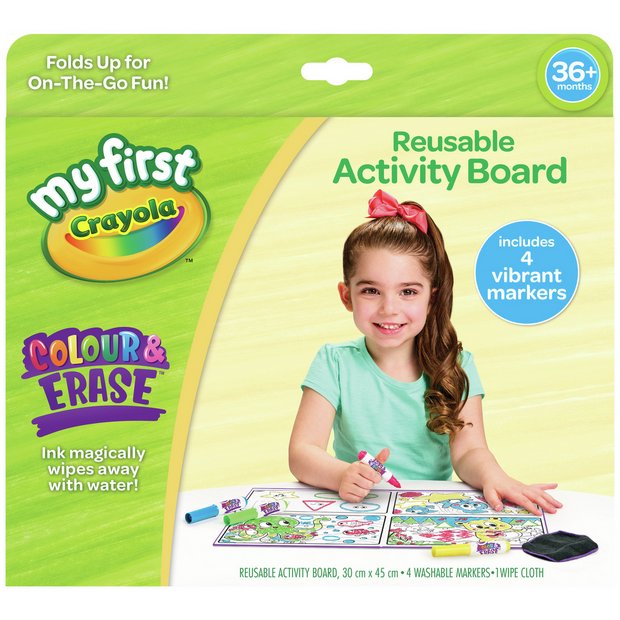 Crayola Colour & Erase Reusable Activity Board
