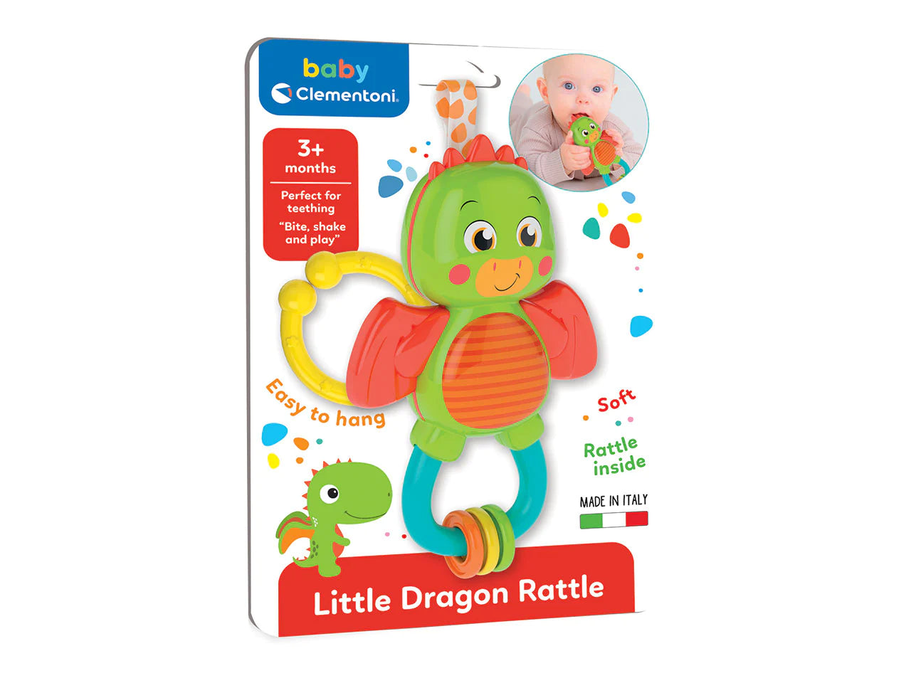 Baby Clementoni Basic Dragon Rattle