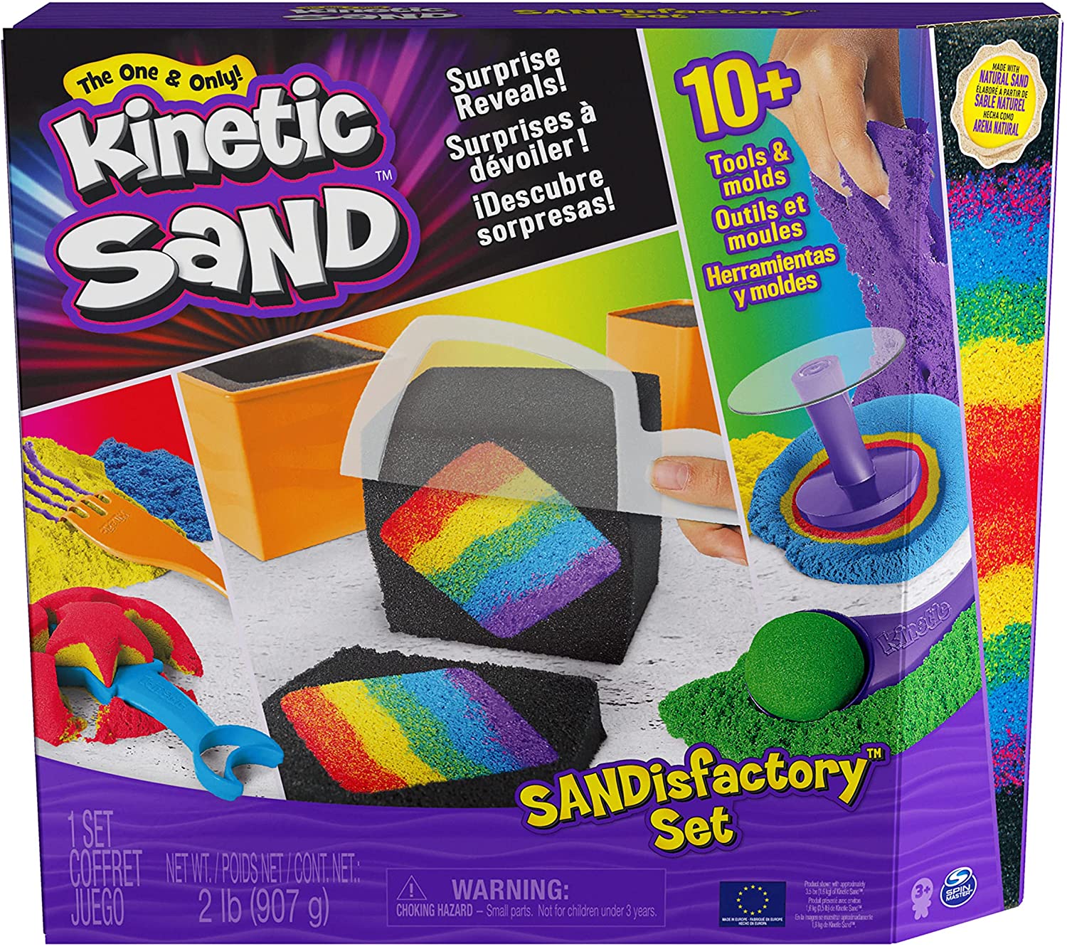 Kinetic Sand Sandisfactory set