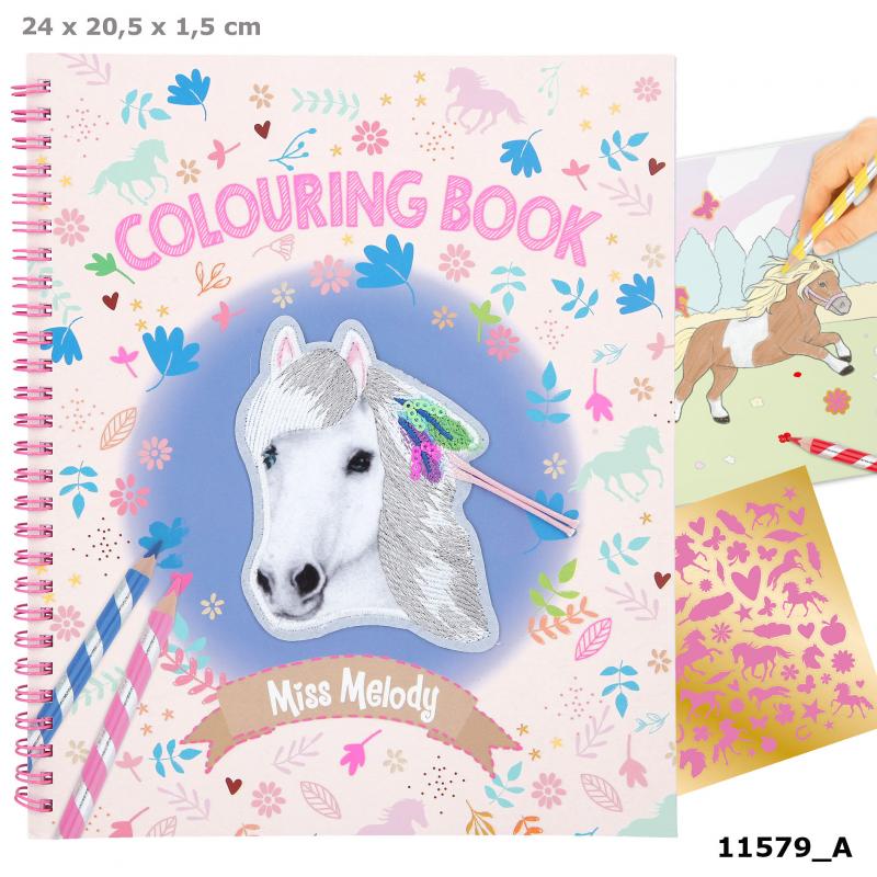Miss Melody Colouring Book