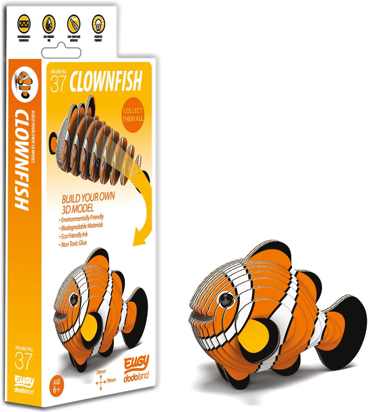 EUGY Clownfish 3D Puzzle