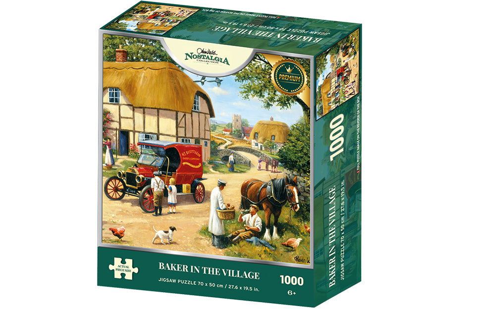 Baker In The Village 1000 Piece Jigsaw Puzzle