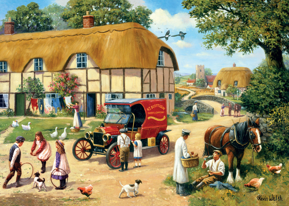 Baker In The Village 1000 Piece Jigsaw Puzzle