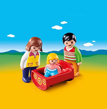 Playmobil 123 Parents With Baby Cradle