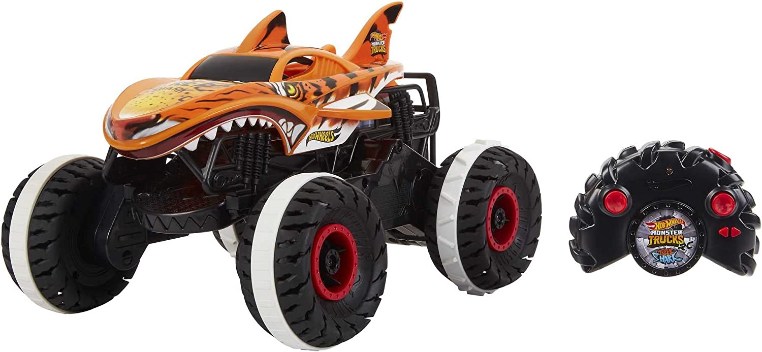 Hot Wheels Monster Trucks Tiger Shark Spin Out Wholesale