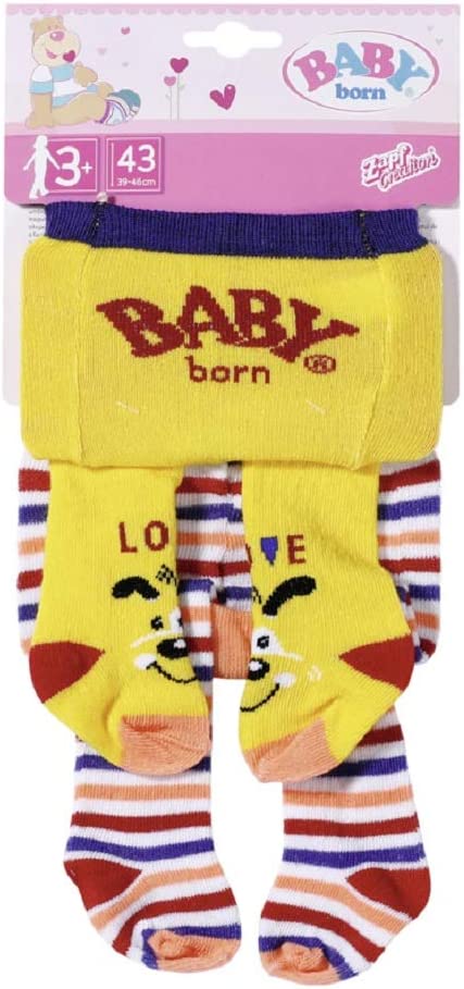 BABY born Tights 2x 2 assorted 43cm