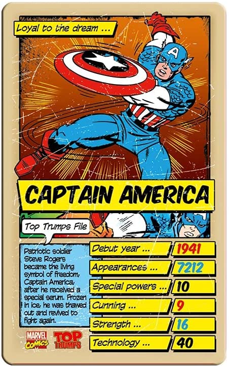 Top Trumps Marvel Comics Retro