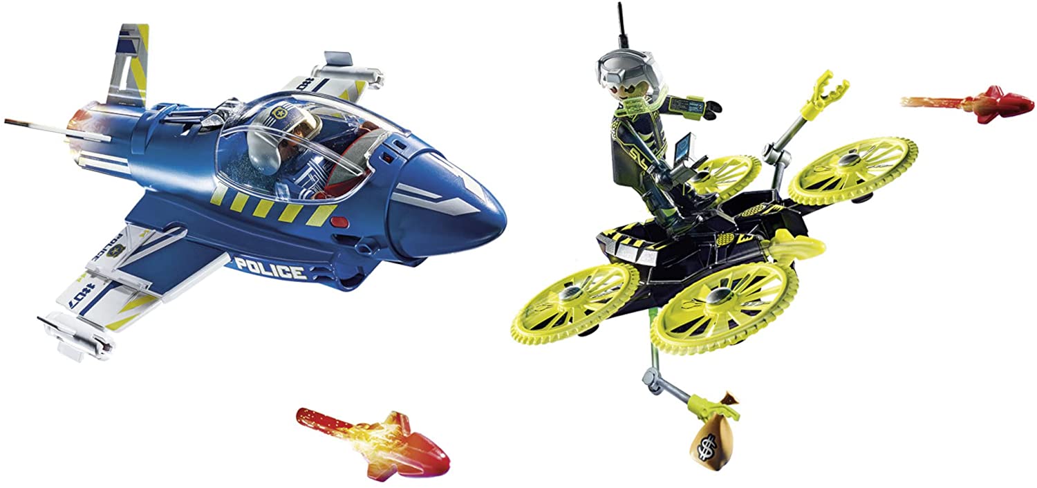 Playmobil City Action Police Jet with Drone